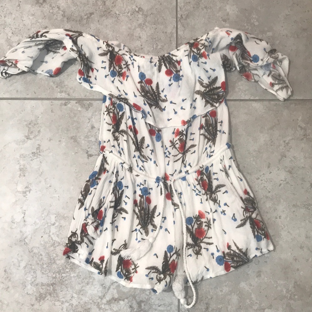 Off the shoulder romper